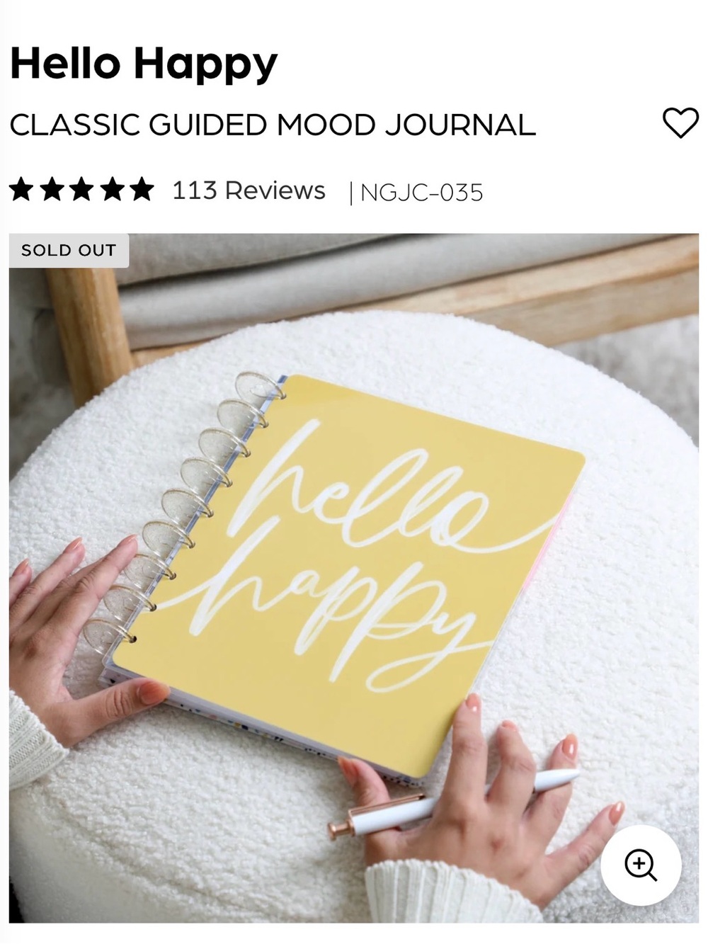 The Happy Planner - Hello Happy - CLASSIC GUIDED MOOD JOURNAL - Picture 11 of 11